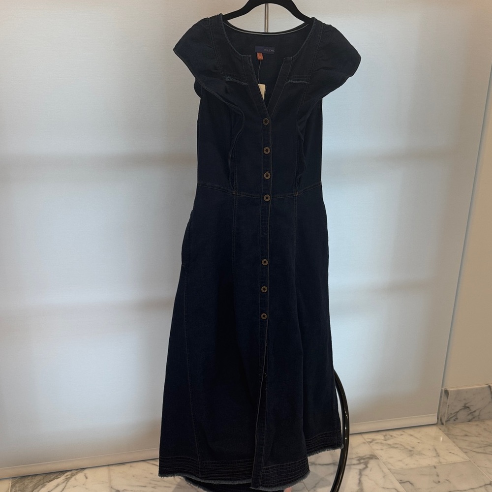Pilcro Dark Blue Denim Dress